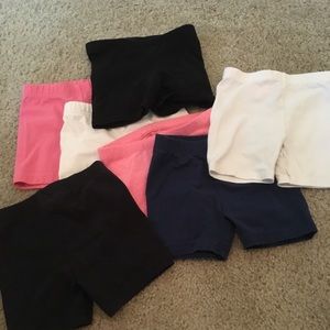 Lot of girls bike shorts